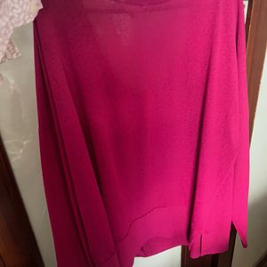 Next Uk 22 - Full Sleeve Top - Good Fit - Not Worn