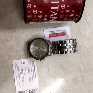 Titan New Silver Watch