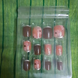 Reusable|Washable Korean Nails - Set Of 12