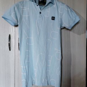 Blue Polo T-shirt For Men Size -M