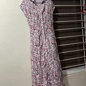 Fig Floral Maxi Dress