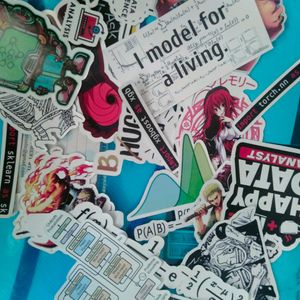 Waterproof Stickers Set Of 20 (1-4cm)