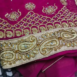 Heavy Work Saree Excellent Condition