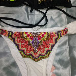 Vintage Halter Neck Bikini Set