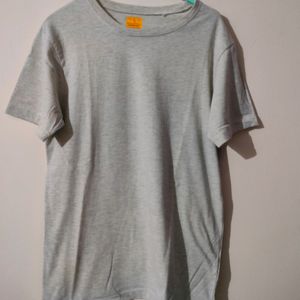 Crew Neck Off White Tshirt