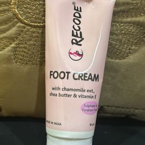 Foot Cream With Chamomile Ext Shea Butter