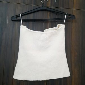 H&M KNITTED BANDUEA TOP