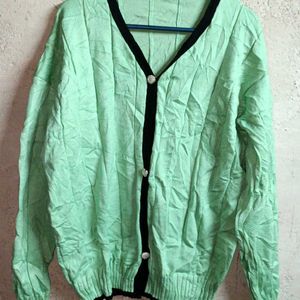 Oversized Winter Fashion Sweater Cardigan Green 💚