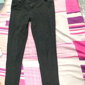 slim Fit Denim Black Jeans