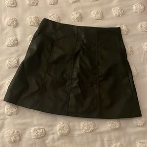 H&M Leather Skirt