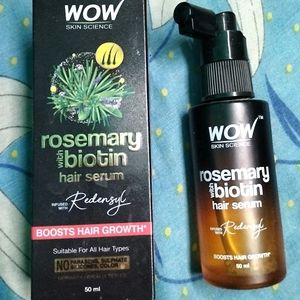 Wow Skin Science Rosemary With Biotib Hair serum