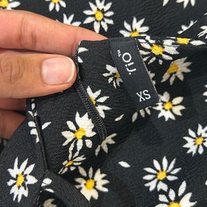 Rio Black Sunflower Dress - XS