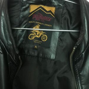 Black Pure Leather Mens Jacket