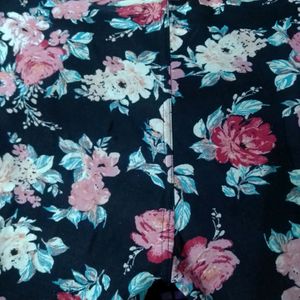 Floral Printed Trouser