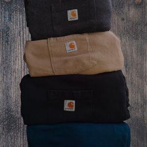 4pieces Of Carhart Pocket Tee In Wholesale Rate