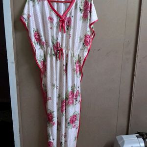 Pink M White Nightdress