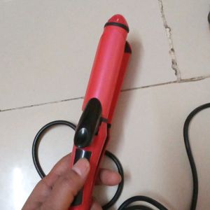 2 in on strate + curly hair straightener