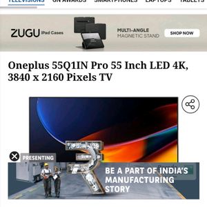 ONEPLUS Q1 PRO QLED TV 55 INCH - Display Problem