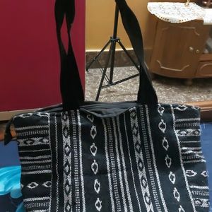 Black And White Tote Bag