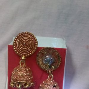 Stylish Red   Jhumka