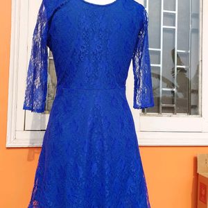 Blue LACE DRESS