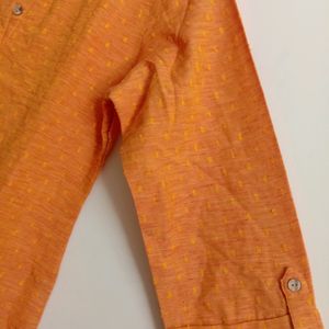 Orange kurta For Woman