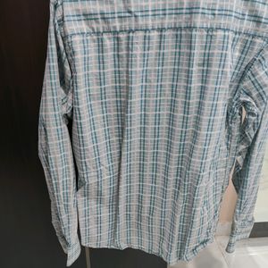 A Checked Bluesish Greyish Shirt, Comfortable Good