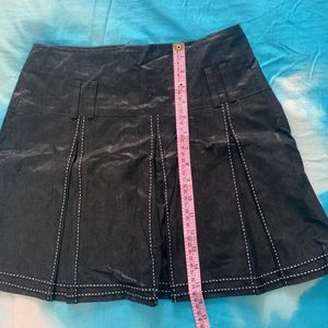 Trendy Comfortable Leather Skirt