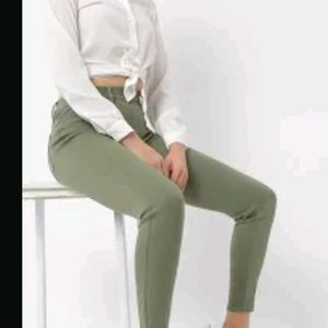 Cotton Pant-olive Green And Cargo Jean-sandal