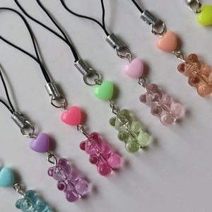 Heart Gummy Bear Phone Charm - Any One