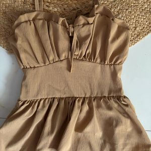 Beige Dress