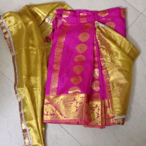 Girl Baby Stitched Saree