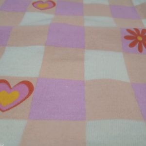 Pink Heart Pattern Tank Top