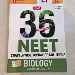 MTG 36 years NEET chapterwise solutions of PCB