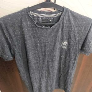 Lee Grey Tshirt For Men - M Size