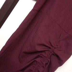 Maroon Body Con Dress