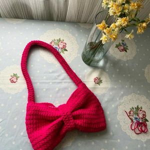 Crochet Bow Bag