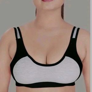 New Black Sport Bra