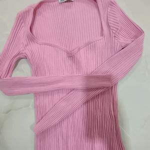 Zara Sweetheart Neck Top