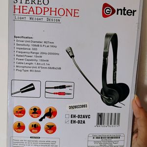 Headset With Attached Microphone