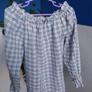 Blue Dolly Blouse