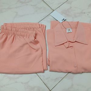 Peach Co-ord Set New