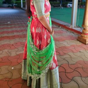 Banarasi Organza Lehenga