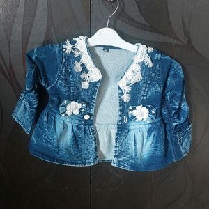 1 Year Girl Denim Shrug