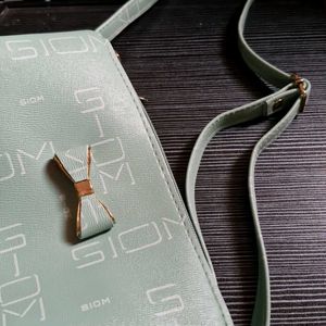 Sea Green Sling Bag