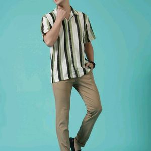 PARALIANS MEN RELAXED Fit-Fit Striped, Printed.