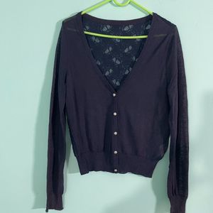 Cardigan Top [Deep Blue]