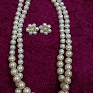 Pearl Necklace Set