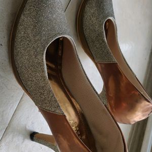 Golden Bronze Heels