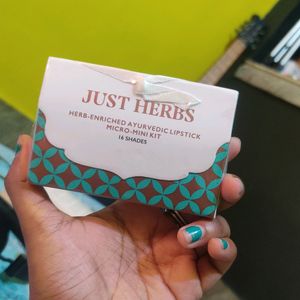 ! Just Herbs 16 Micro Mini Lipstick Kit !